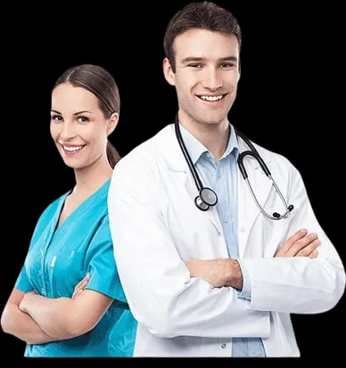 A scientist conducting diagnostic testing